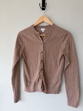 J. Crew Cardigan in Taupe Brown Size S